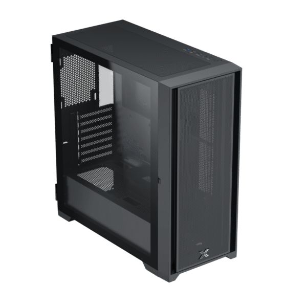 Xigmatek Master X II Black E-ATX Case | Mesh Front, Tempered Glass, 4x ARGB Fans & Control PCB - Image 6