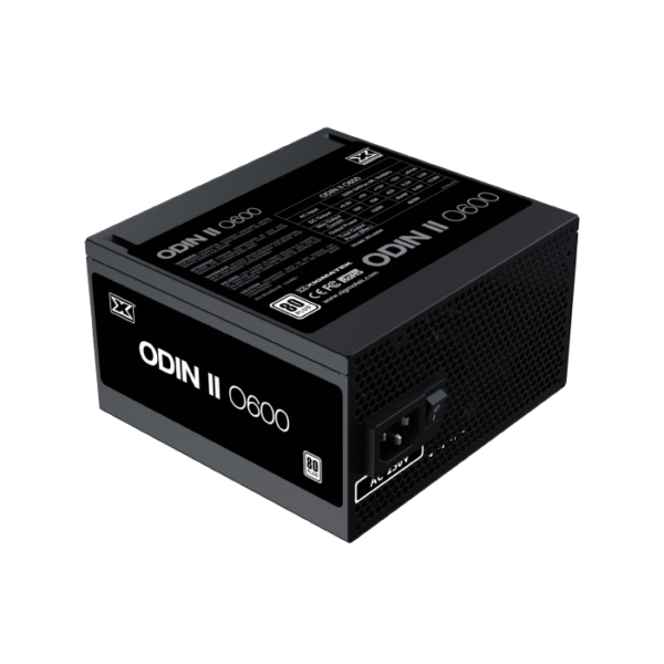 Xigmatek Odin II 600W Power Supply (Black) | 80 Plus, DF APFC, 120mm Fan, UK Power Cord - Image 4