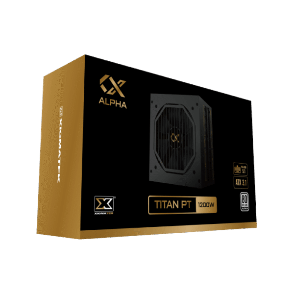 Xigmatek Titan 1200W Platinum Power Supply | 80 Plus Platinum, Full Modular, Gen 5 Ready, 120mm FDB Fan - Image 5