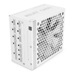 NZXT 3.1 80+ Gold 850W Fully Modular White PSU | Silent High-Efficiency Power Supply