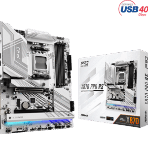 ASRock X870 PRO RS | AMD AM5 ATX Motherboard with DDR5, PCIe 5.0 & Next-Gen Connectivity