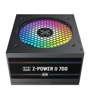 Xigmatek Z-Power II 700 RGB Power Supply | 500W, Fixed RGB Fan, Double Forward, UK Cord