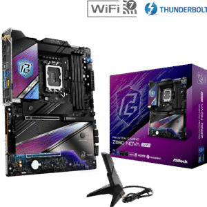ASRock Z890 Nova WiFi | Intel 800 Series ATX Motherboard with DDR5, PCIe 5.0 & WiFi 7