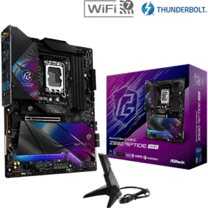 ASRock Z890 Riptide WiFi | Intel 800 Series ATX Motherboard with DDR5, PCIe 5.0 & WiFi 7