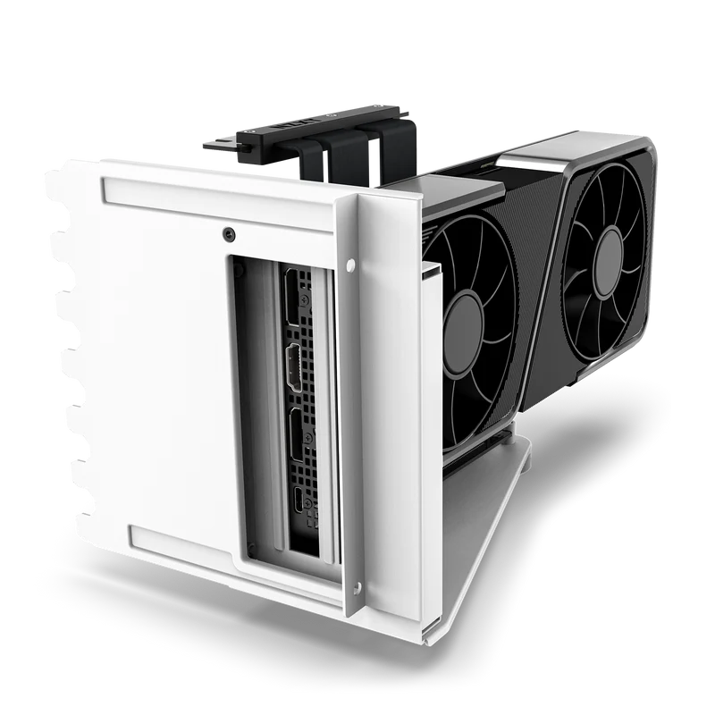 NZXT Vertical GPU Mounting Kit | White – PCIe Extension for Vertical GPU Installation - Image 4