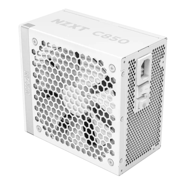 NZXT 3.1 80+ Gold 850W Fully Modular White PSU | Silent High-Efficiency Power Supply - Image 2