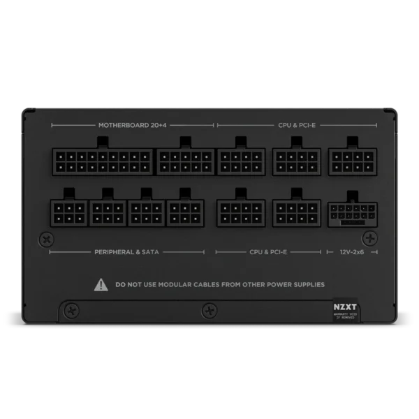 NZXT 3.1 80+ Gold 850W Fully Modular Black PSU | Low-Noise High-Efficiency Power Supply - Image 4