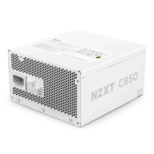 NZXT 3.X 80+ Gold 850W White PSU | Low-Noise Fully Modular Power Supply (EU Cord) - Image 3