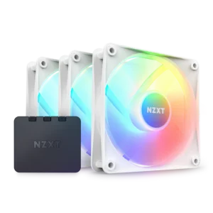 NZXT F120 CORE RGB Series White Triple Fan | High-Performance PC Cooling