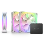 NZXT F120 RGB Duo 120mm PWM White Triple Pack Fan | High-Performance PC Cooling