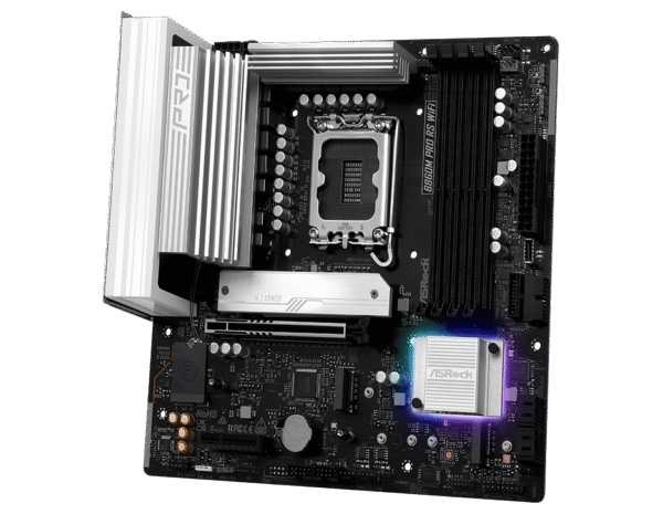 ASRock B860M Pro RS WiFi | Intel 800 Series Micro-ATX Motherboard with DDR5, PCIe 5.0 & WiFi 7 - Image 2
