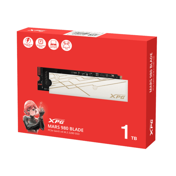 XPG Mars 980 Blade 1TB NVMe Gen5 SSD | 14000MB/s Read & 10000MB/s Write High-Speed Storage - Image 4