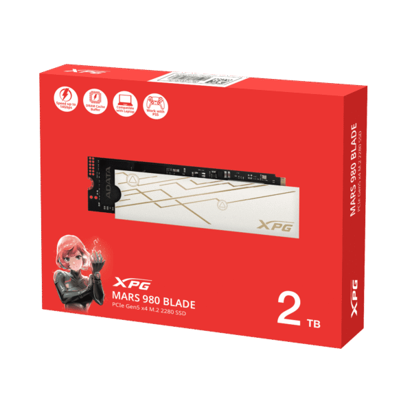 XPG Mars 980 Blade 2TB NVMe Gen5 SSD | 14000MB/s Read & 13000MB/s Write - Image 4