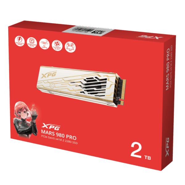 XPG Mars 980 Pro 2TB NVMe Gen5 SSD | 14000MB/s Read & 13000MB/s Write High-Speed Storage - Image 4