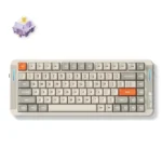 MCHOSE X75 Mechanical Keyboard Retro White | 75% Layout with Hyacinth Switch & PBT Keycaps