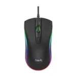 Havit MS72 USB Mouse | Black, Ergonomic & Smooth Tracking