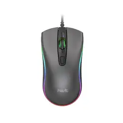 Havit MS72 USB Mouse | Ochre, Ergonomic & Smooth Tracking
