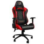 Xigmatek Hairpin Gaming Chair Black & Red | 2D Armrests, Butterfly Mechanism, Class 4 Gas Lift