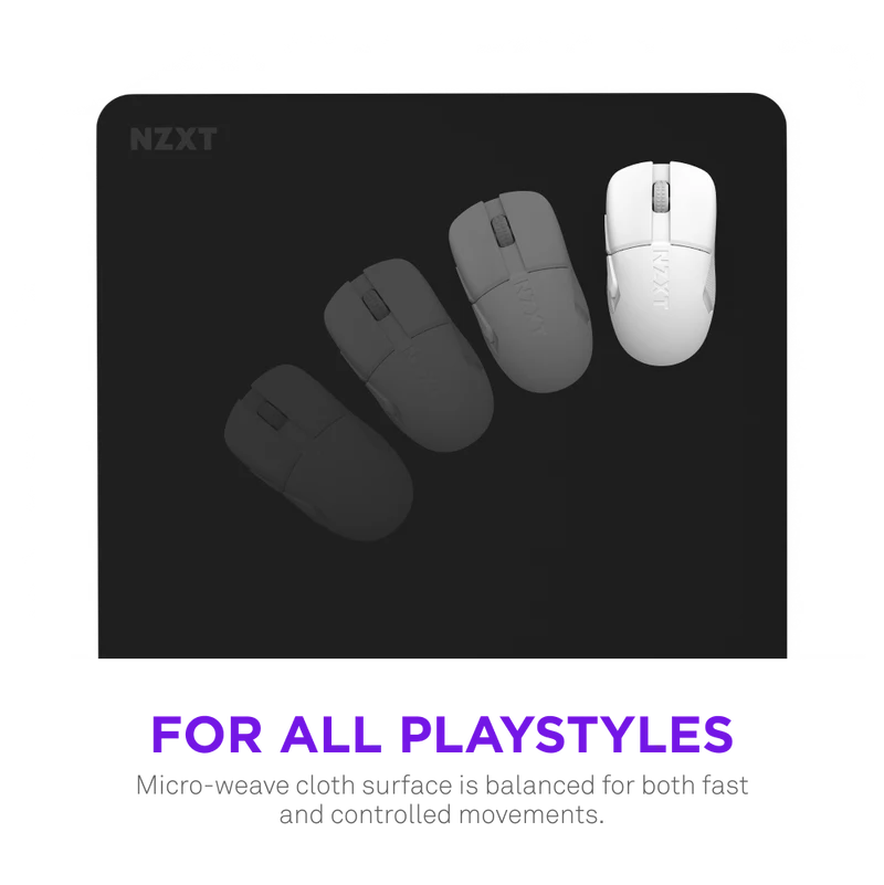 NZXT Zone XL White Gaming Mouse Pad | Extra-Large Precision Surface - Image 2