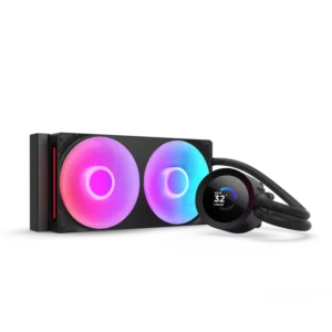 NZXT Kraken Plus 240 RGB V2 Black Cooler | High-Performance Compact Liquid CPU Cooler